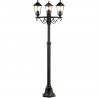 CARLEEN Lampadaire extérieur 3L, noir, E27 max 60W, ampoule non incluse
