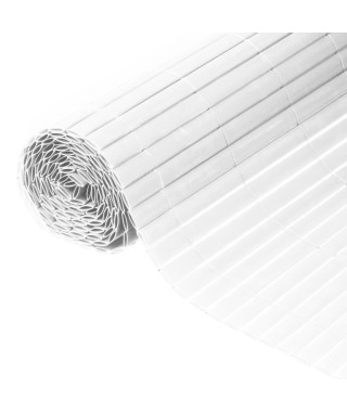 Canisse double face PVC blanc - NATURE - 1,5 x 3 m - 100% occultant - 1500 g/m²