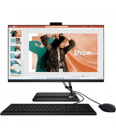 PC de Bureau Tout-en-un - LENOVO IdeaCentre 3 27IAP7 - 27 FHD - Intel Core i7 13620H - 16Go RAM - 1 To SSD - Sans Windows