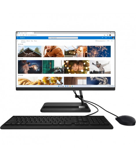 PC de Bureau Tout-en-un - LENOVO IdeaCentre 3 24IAP7 - 23.8 FHD - Intel Core i5 12450H - 16Go RAM - 512 Go SSD  - Sans Windows