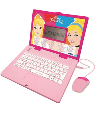 DISNEY PRINCESSES - Ordinateur Educatif Bilingue (FR/EN) Enfant - LEXIBOOK - 124 activités