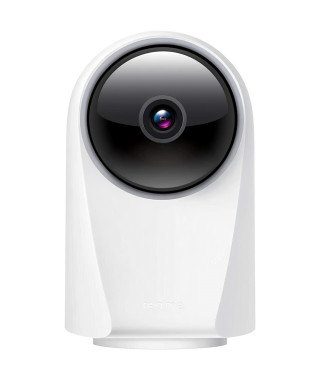 Caméra de surveillance REAL ME SMART - Vision a 360° - Infrarouge - Détection de mouvement - Blanc