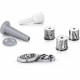 Hachoir a viande - BOSCH - MFW2514W SmartPower - Blanc - moteur bloqué 1500 W - 1,7 kg/mn - 2 grilles de hachoir - râpeur/émi…