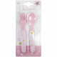 Lot Vaisselle Licorne pour Enfant - FUN HOUSE - 006319 - 2 Assiettes, 2 Sets de Couverts et 1 Peluche Douce
