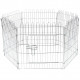 Enclos extérieur hexagonal pour rongeurs - KERBL - 56,5 x 56,5 cm