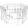 Enclos extérieur hexagonal pour rongeurs - KERBL - 56,5 x 56,5 cm