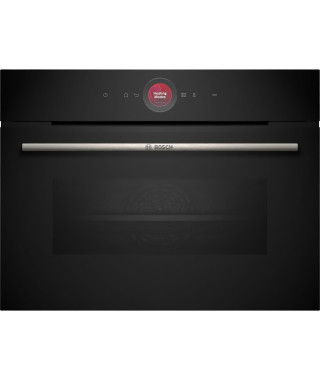 Four multifonction Pyrolyse Softclose - BOSCH  SER8 CBG7741B1 Noir - Vol four : 47l - 12 modes de cuisson - H455xL594xP548mm