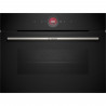Four multifonction Pyrolyse Softclose - BOSCH  SER8 CBG7741B1 Noir - Vol four : 47l - 12 modes de cuisson - H455xL594xP548mm