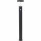 Potelet extérieur - BRILLIANT - TULIP - LED et solaire - Détecteur de mouvement - Acier inoxydable et plastique - 4 W - Noir