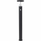 Potelet extérieur - BRILLIANT - TULIP - LED et solaire - Détecteur de mouvement - Acier inoxydable et plastique - 4 W - Noir