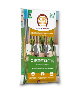 Substrat cactus - OR BRUN - OBRTCAC20N - 20 L