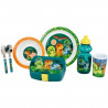 Lot Vaisselle Jurassic pour Enfant - FUN HOUSE - 006322 - Verre, Assiette Creuse, Assiette Plate, Couverts, Gourde et Boîte G…