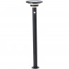 Potelet extérieur - BRILLIANT - GARVINA - LED et solaire - Détecteur de mouvement - Acier inoxydable et plastique - 4 W - Noir