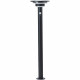 Potelet extérieur - BRILLIANT - GARVINA - LED et solaire - Détecteur de mouvement - Acier inoxydable et plastique - 4 W - Noir