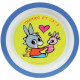 Lot Vaisselle Trotro pour Enfant - FUN HOUSE - 006374 - Verre, Assiette Plate, Couverts et Peluche Douce