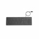 Clavier et souris filaires HP 150 Noir, AZERTY, précis et ergonomiques, clavier silencieux, touches ultraplates pour frappe r…