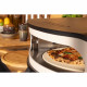 Four a pizza gaz 17 - COZZE - 90426 - Rotatif - Thermometre intégré et porte