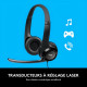 Logitech H390 Casque Filaire Stéréo avec Microphone Antibruit, USB-A - Noir