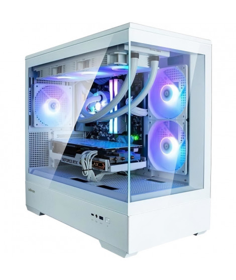 Boitier PC sans alimentation - ZALMAN P30 (Blanc) - Moyen tour - Format M-ATX