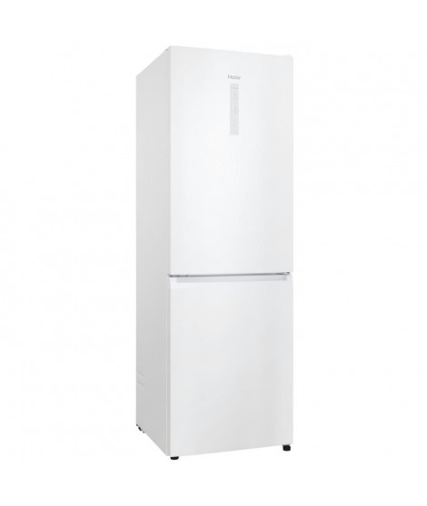 Réfrigérateur combiné - HAIER - HDW3618DNPW - Classe D - 341 L - 36 dB - Blanc
