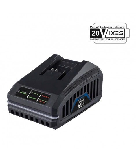 Chargeur de batterie - SCHEPPACH - 4,5 A - SBC4.5A - Charge les batteries Li-ion de la gamme Scheppach 20V IXES