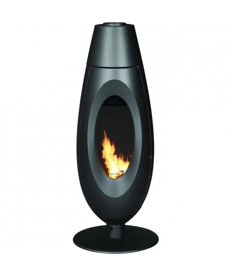 Poele a bois - INVICTA Ovatio - 5 KW - bûches 32 cm