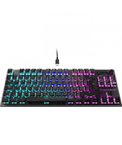 Clavier gaming RGB mécanique compact - TURTLE BEACH - Vulcan TKL - Noir