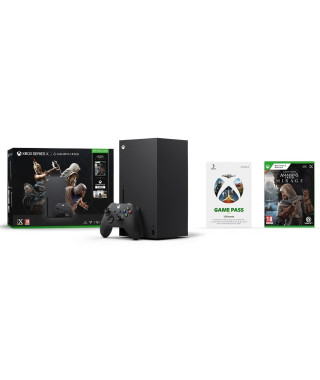 Pack Console Xbox Series X + Assassin's Creed Mirage + 3 mois Game Pass Ultimate - 1 To