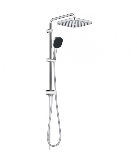 Colonne de douche avec inverseur manuel - Economie d'eau - GROHE Vitalio Comfort 250 - Chromé - 26698001