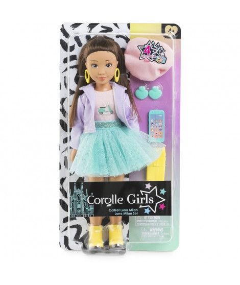 Poupée Mannequin - COROLLE - Luna Fashion Week Paris - 28 cm - 4 accessoires - Senteur vanille - Des 4 ans