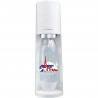 SODASTREAM Terra - Machine a Eau Pétillante Blanche + 1 bouteille 1L Fuse édition France + 1 Recharge de Gaz 60L a Clipser