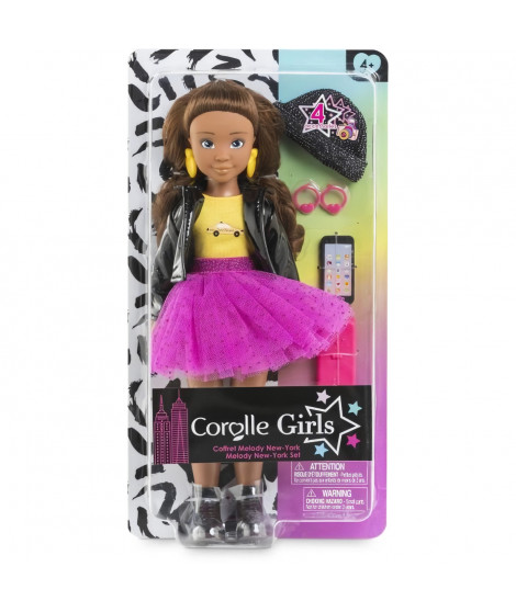 Poupée Mannequin - COROLLE - Melody Fashion Week Paris - 28 cm - 4 accessoires - Senteur vanille - Des 4 ans