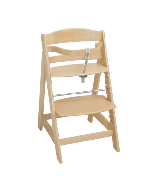 Chaise Haute Évolutive Sit Up III en Bois - ROBA - Réglable en Hauteur - Naturel