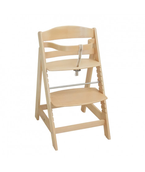 Chaise Haute Évolutive Sit Up III en Bois - ROBA - Réglable en Hauteur - Naturel