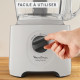 MOULINEX Easy Force Robot multifonction, 4 accessoires, 15 fonctions, Compact, Pieces compatibles lave-vaisselle FP242B10