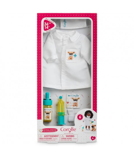 Accessoires poupée - COROLLE - Kit de Jeu Vétérinaire - Pour poupée 36 cm - 6 accessoires - Des 4 ans