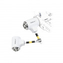 MOBILIS Câble dé sécurité a Clé - Twin Security Lock - 1,5 m - Blanc