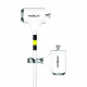 MOBILIS Câble dé sécurité a Clé - Twin Security Lock - 1,5 m - Blanc