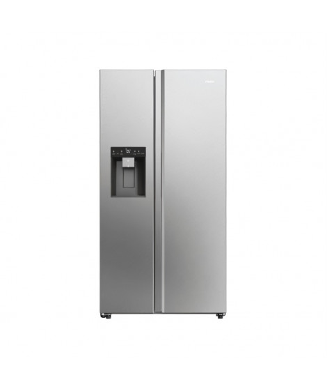 Réfrigérateur Américain - HAIER - HSW59F18EIMM - Classe E - 601 L - 36 dB - Platinium