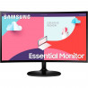 Ecran PC - SAMSUNG - LS24C360EAUXEN - 24 FHD 1920x1080 - Incurvé 1800R - Dalle VA - 4 ms - 75 Hz - HDMI - FreeSync