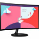 Ecran PC - SAMSUNG - LS24C360EAUXEN - 24 FHD 1920x1080 - Incurvé 1800R - Dalle VA - 4 ms - 75 Hz - HDMI - FreeSync