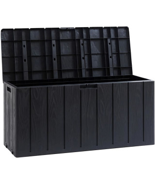 Coffre de jardin BRAVO - Résine - Capacité 270L - Anthracite