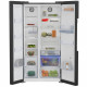 Réfrigérateur pose-libre side by side - BEKO -  GN163241DXBRN - Classe E - 576 L - Froid ventilé - 70,5 x 91 x 179 cm - Carbone