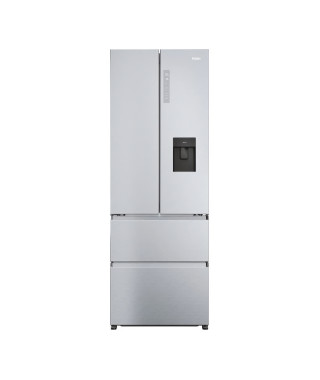 Réfrigérateur Multi-Portes - HAIER - HFR5720EWMG - Classe E - 477 L - 37 dB - Silver