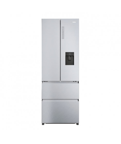 Réfrigérateur Multi-Portes - HAIER - HFR5720EWMG - Classe E - 477 L - 37 dB - Silver