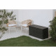 Coffre de jardin WOODY'S - Résine - Capacité 280L - Anthracite