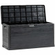 Coffre de jardin WOODY'S - Résine - Capacité 280L - Anthracite