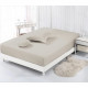 Vision - Drap housse Beige - 140x190cm - 100% coton