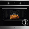 Four électrique encastrable 25% vapeur -Chaleur tournante pulsée ELECTROLUX EOC5H40X SÉRIE 700 PRO SteamCrisp -Acier inoxydab…
