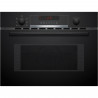 Four combiné micro-ondes Encastrable - BOSCH SER4 - CMA583MB0 Noir - Vol four: 44l - 5 modes de cuisson -H454xL594xP570mm